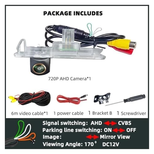 Backup Camera - Night Vision 756 (H) x 504 (V)