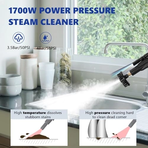 Portable Steam Cleaner - Above 3bar Max 5bar