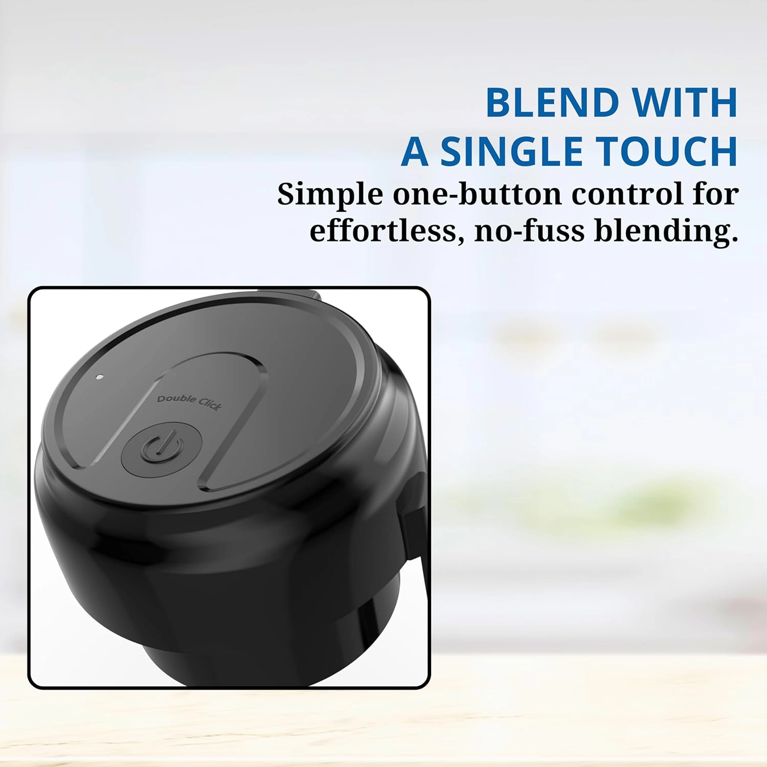 Personal Blender - Portable BPA-Free Sport Bottle One-Touch Operation
