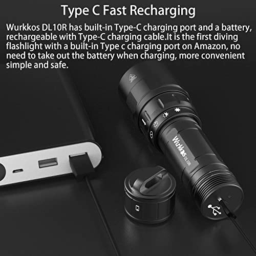 DL10R - 4500 Lumen 100m Diving Depth