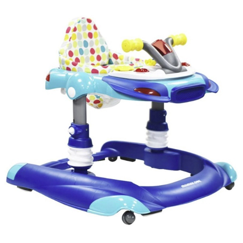 Mamalove Baby Walker - 2-in-1 With Handle Blue