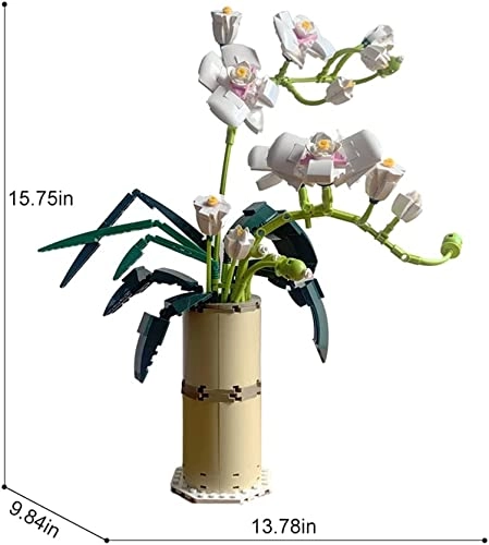 Flower Bouquet Building Kit Orchid - 588pcs