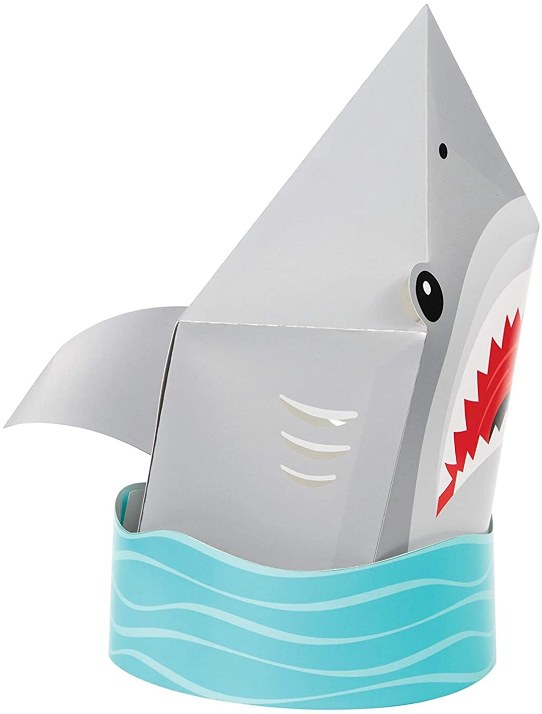 Shark Party Centerpiece - 3D 11-Inch Blue