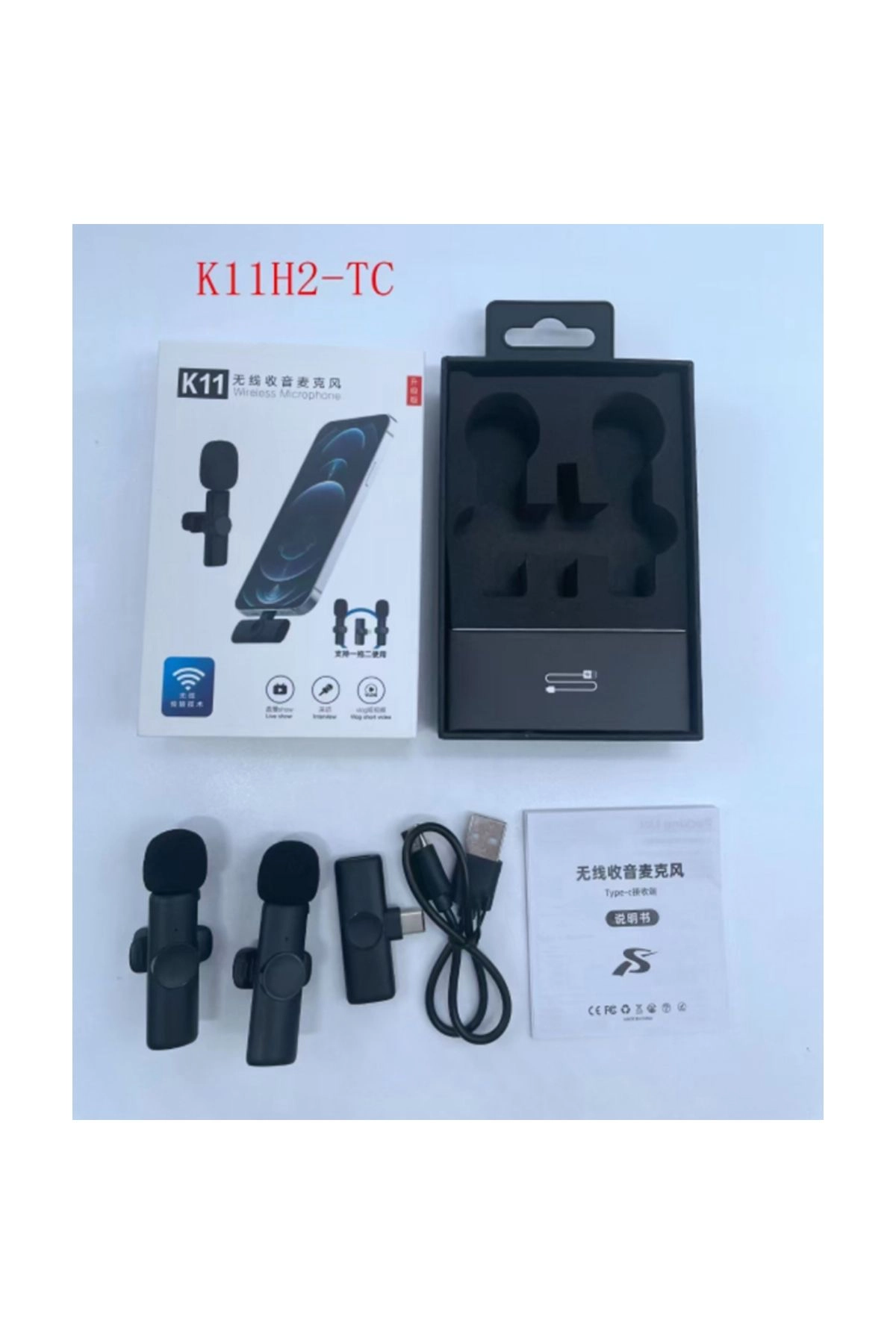 Lavalier Wireless+USB Microphone