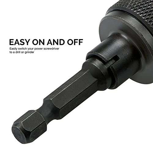 Chuck Adapter - 1/4" Keyless Hex Shank