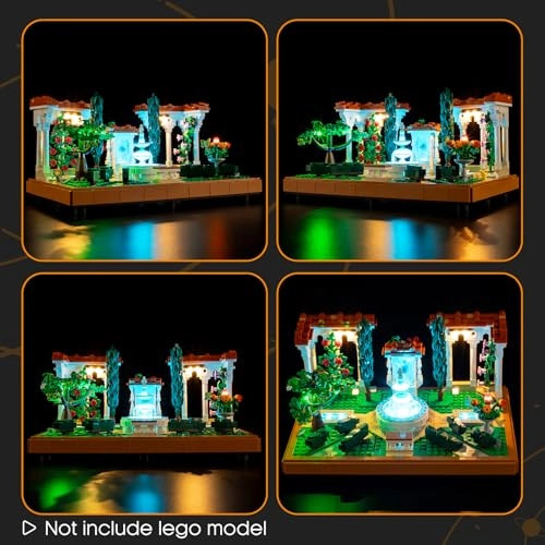 Light Kit for LEGO Fountain Garden 10359