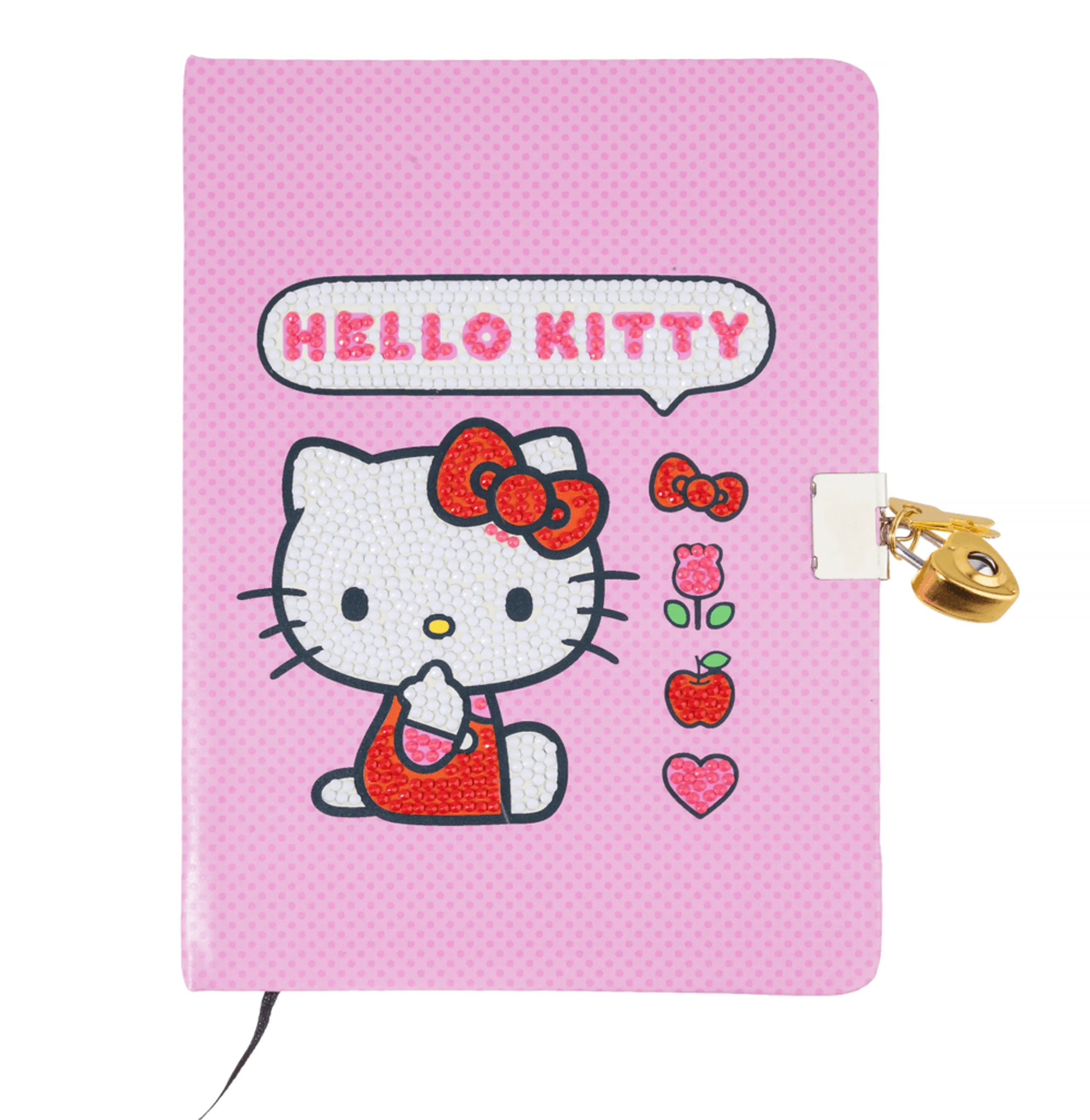 CRAFT Buddy Hello Kitty Crystal Art Secret Diary - 8+ years