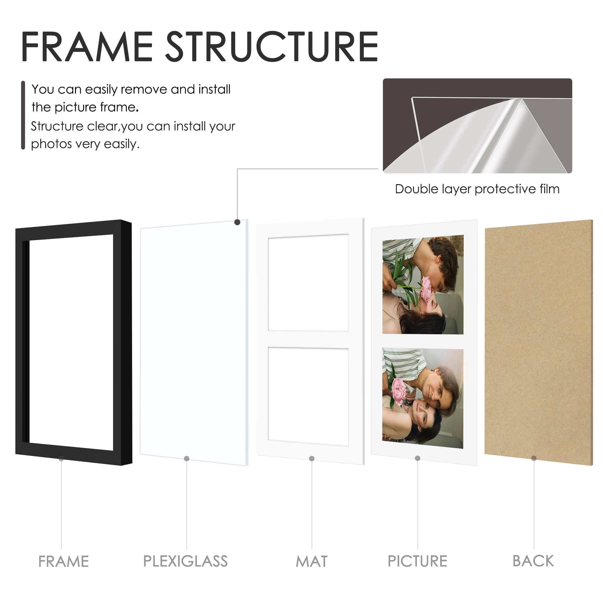 Double 5x7 Picture Frame