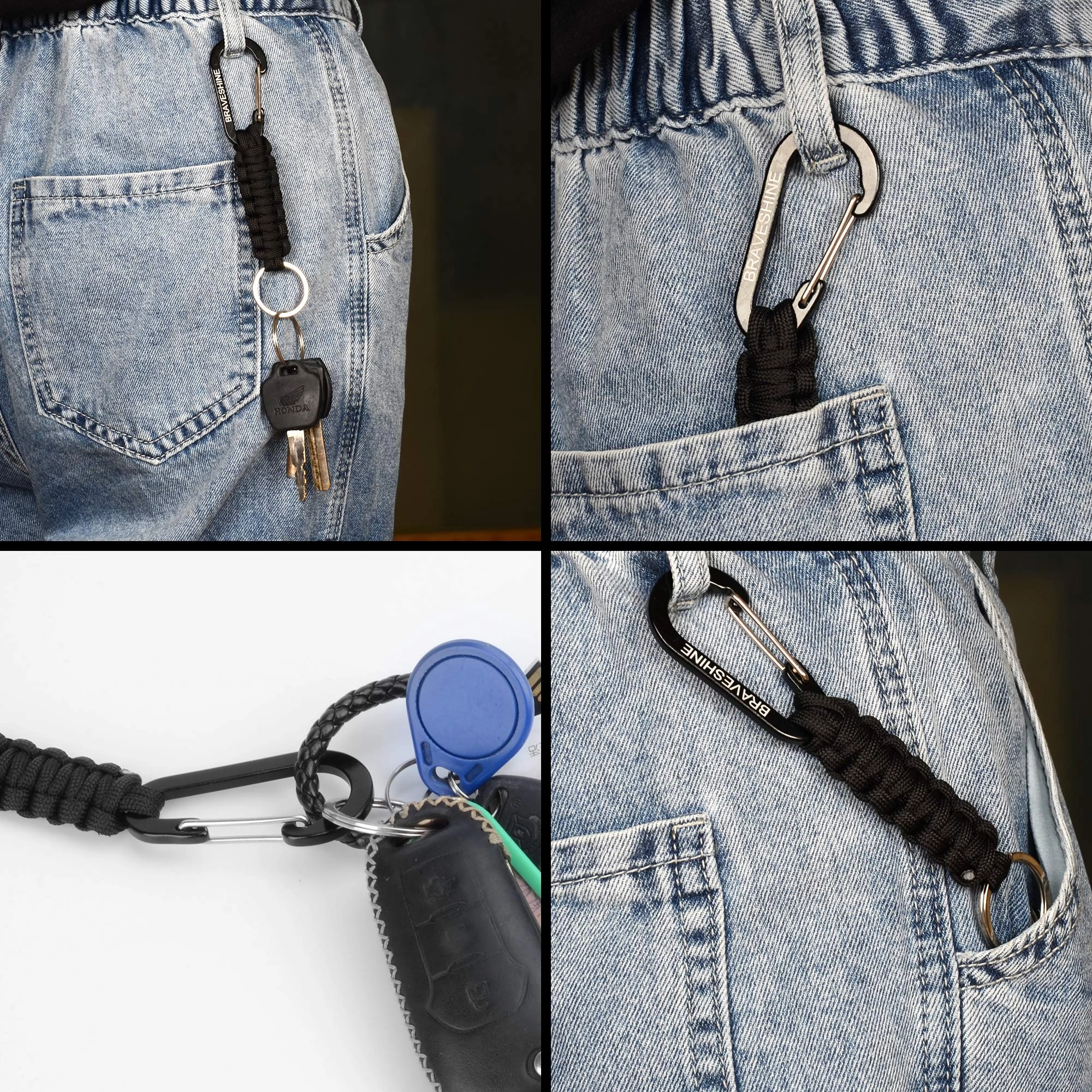 Paracord keychain