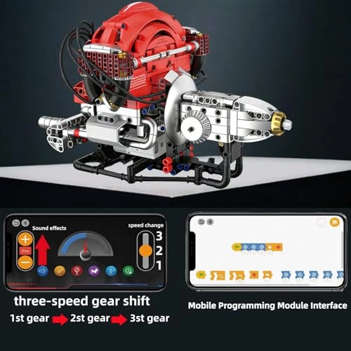 V8 Engine Building Kit (K96216) - creativity engine building block toy