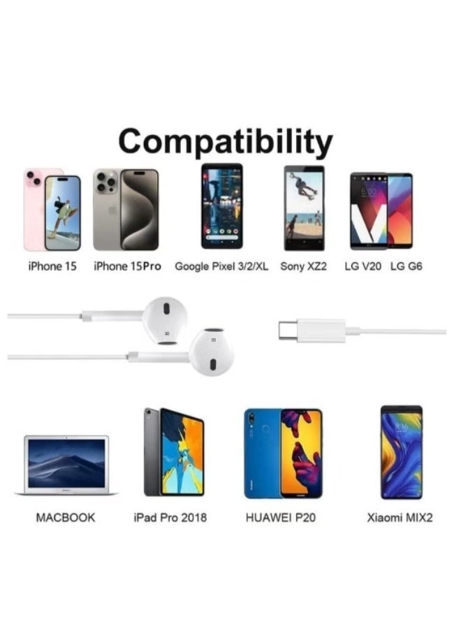 USB-C Earphones Wired Earphone
