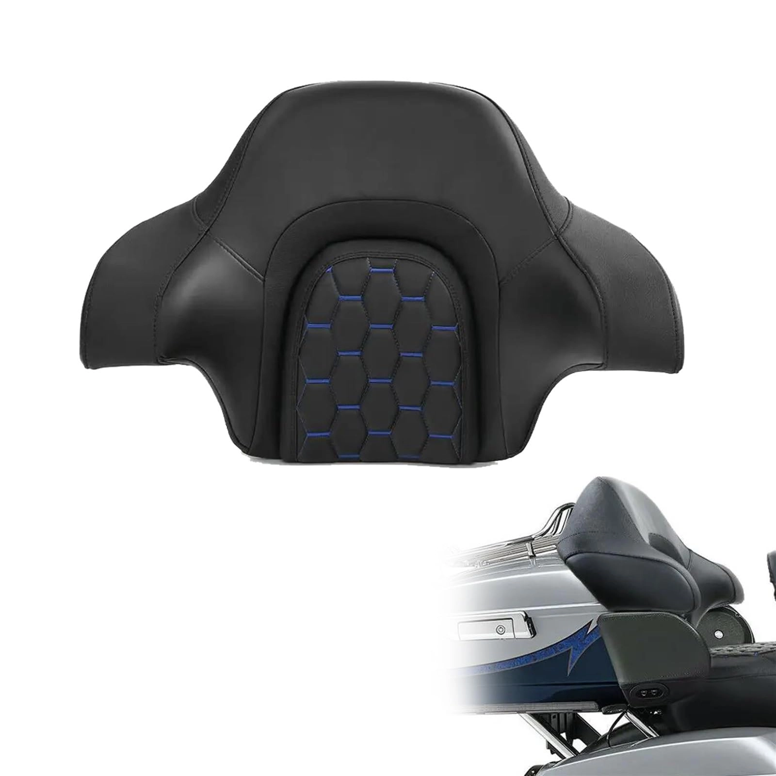 DCXXAN Double Seat Backrest - Harley Road Glide FLTRX 2015-2021 2016 2017 2018 2019 2020