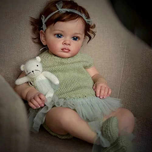 Rebirth Baby Doll - 48cm/58cm Silicone Limbs Cloth Body Panda Clothes Gift Set