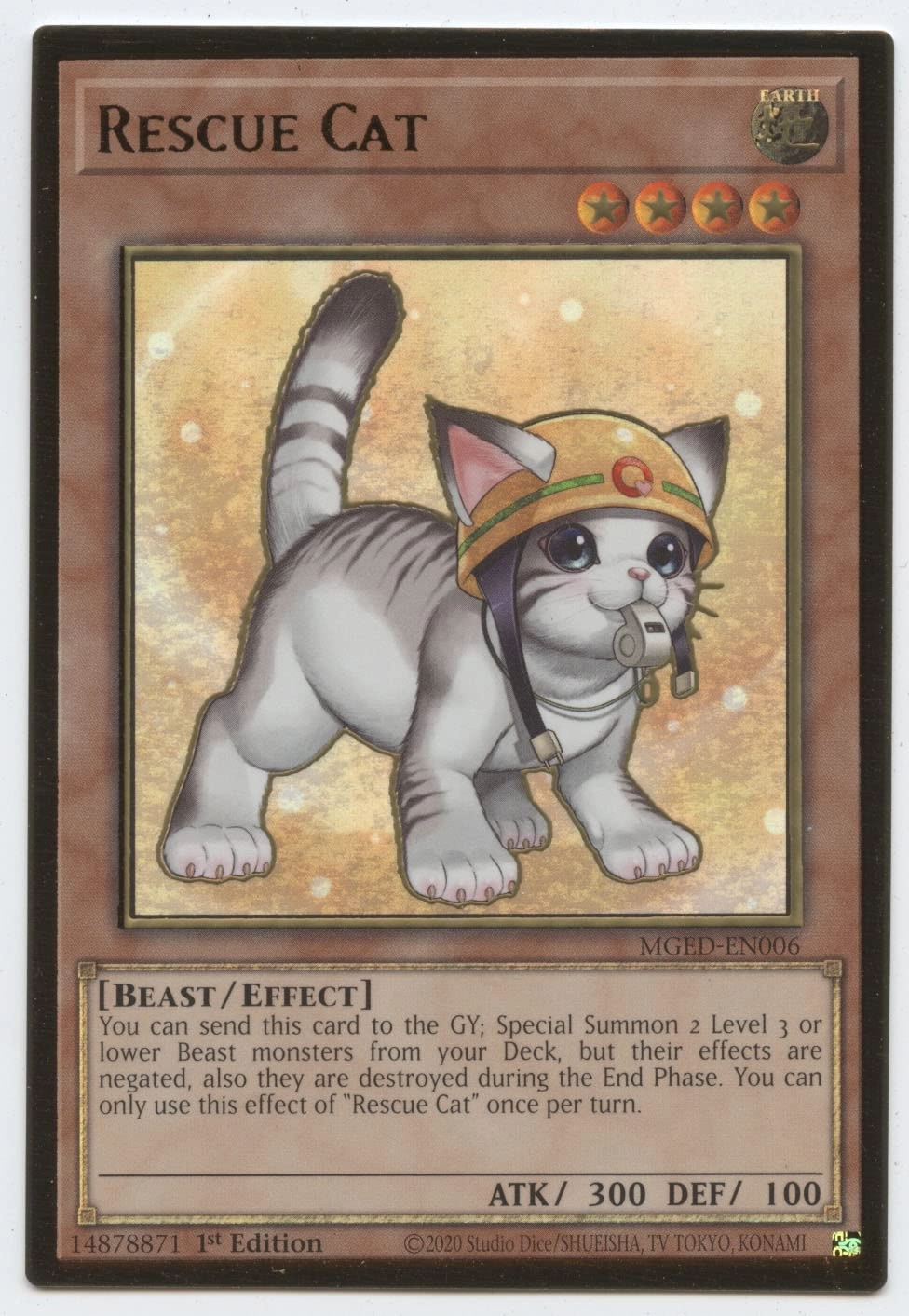 Yu-Gi-Oh! Anime Rescue Cat MGED-EN006