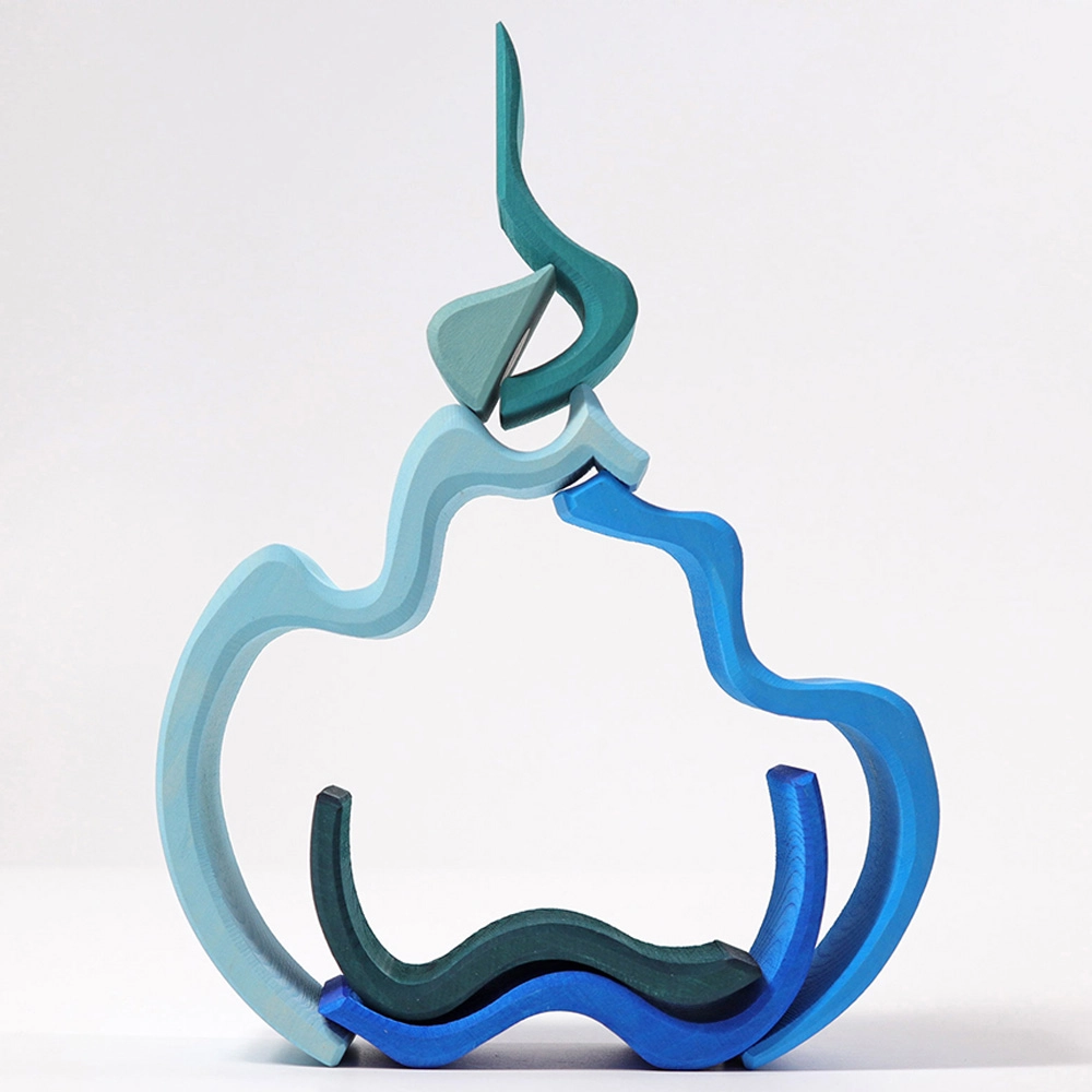 Water Waves Stacking Toy - Suitable for 1 year and above 6 pieces