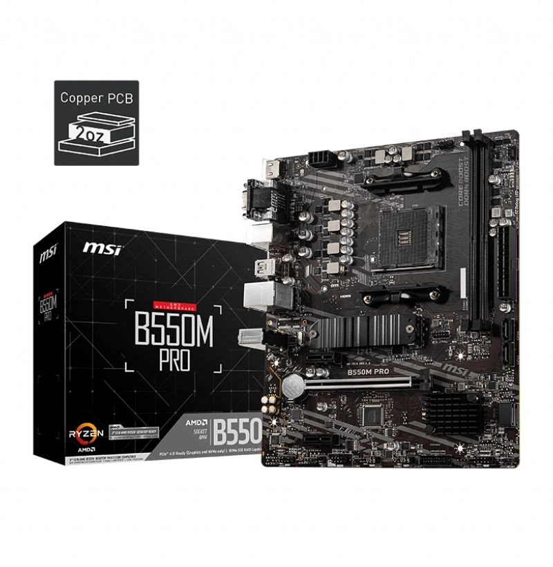 MSI B550M PRO - AMD Ryzen 5000 & 3000 DDR4