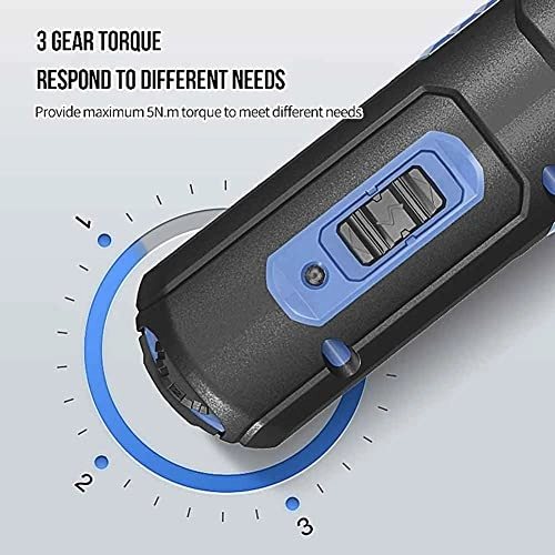 Cordless Electric Screwdriver - 5N·M MAX Rechargeable USB Charging