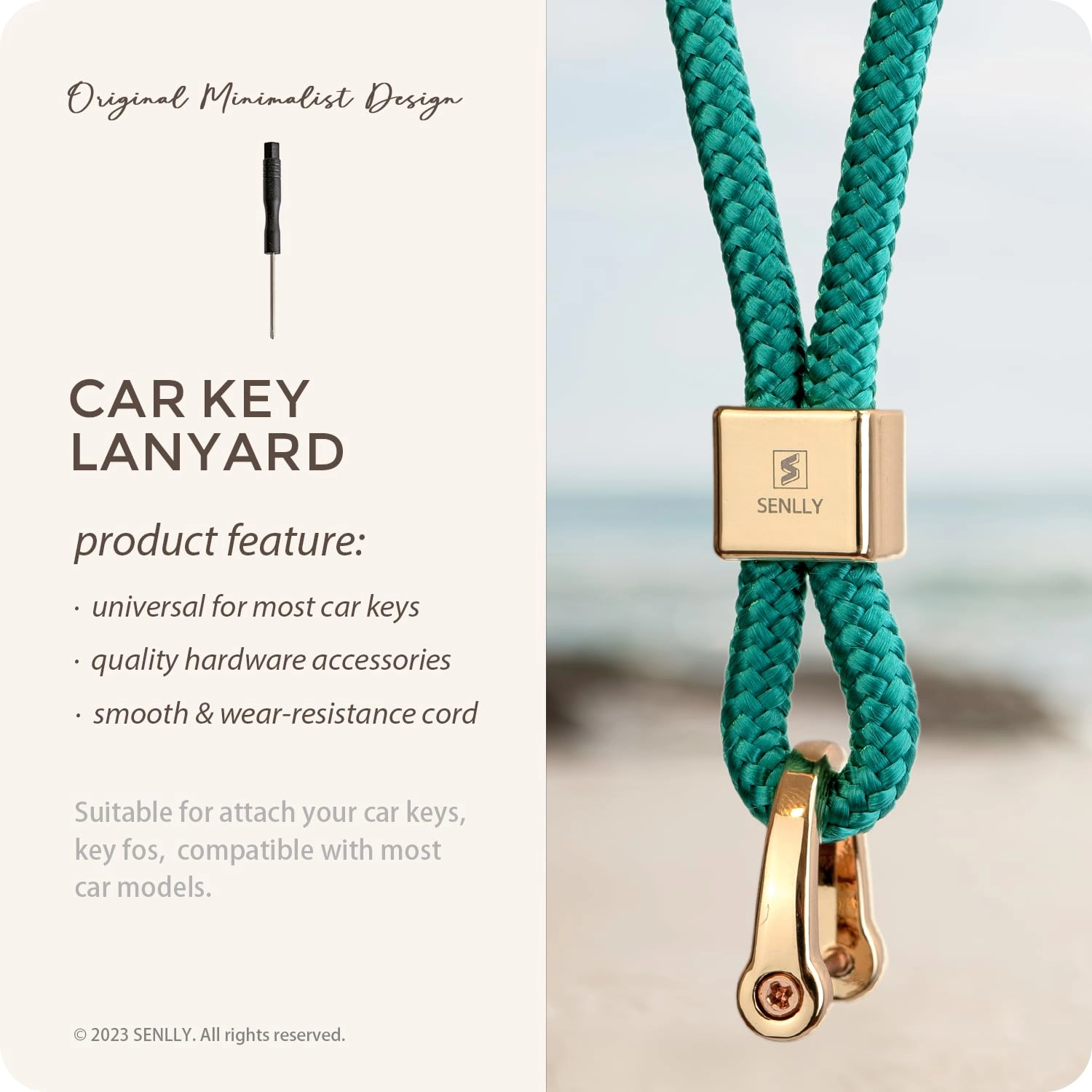 Car Keychain - Stretchy Elastic