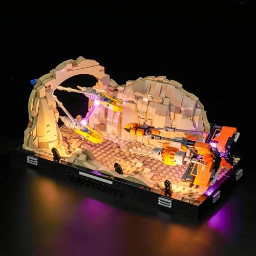LED Light Kit for 75380 Mos Espa Podrace Diorama - Multicolor USB/Battery Powered