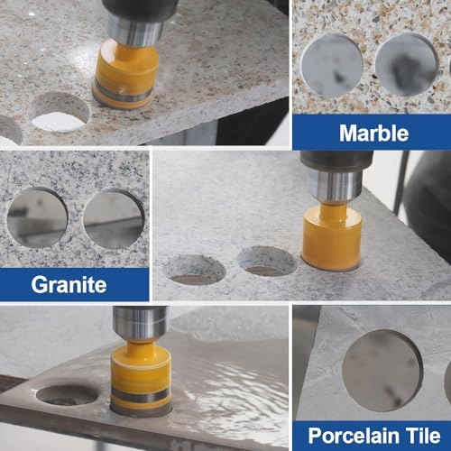 Dry Diamond Core Drill Bit - 25mm 1" granite marble masonry concrete tile ceramic stone