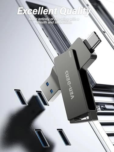 2-in-1 USB 3.2 Flash Drive - USB 3.2 Type-C & USB-A 32GB