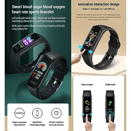 Blood Pressure Heart Rate Monitor - IPS Bluetooth Waterproof