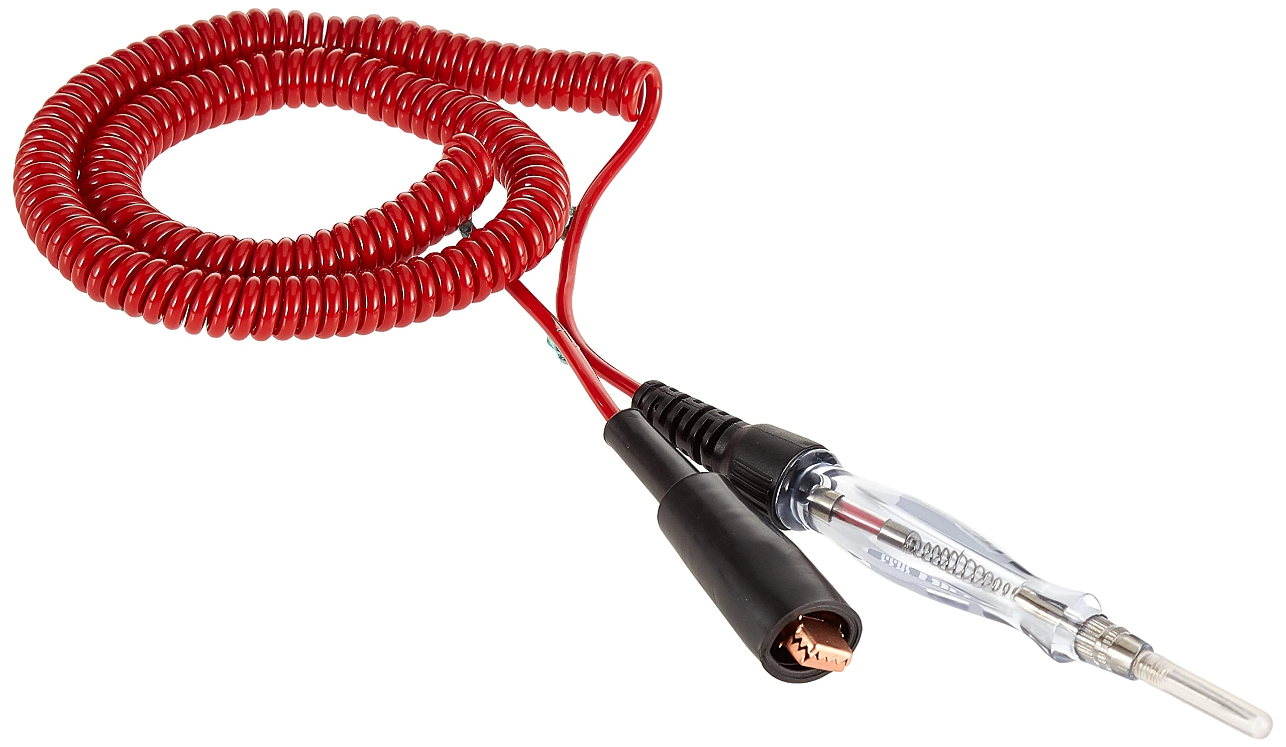 OTC 3633 Mini-Coil Cord Circuit Tester - 12 Volts screw on alligator clip
