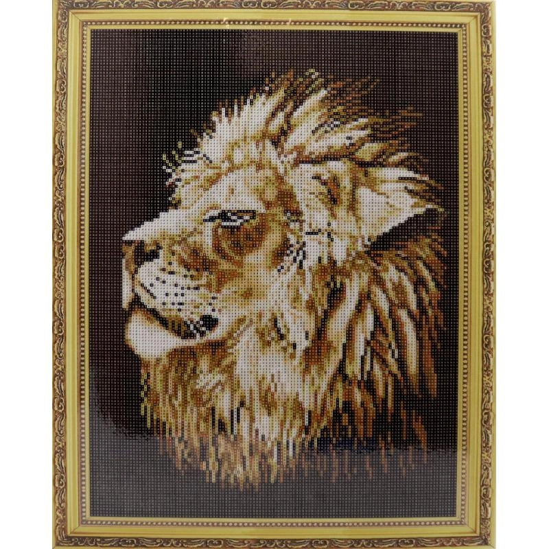 Lion - 24 Packs Crystal Beads + Tools + Pattern