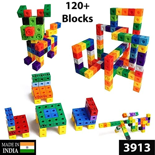 Smart Activity Fun and Learning Cube Blocks - 12 months and up 120+ pieces