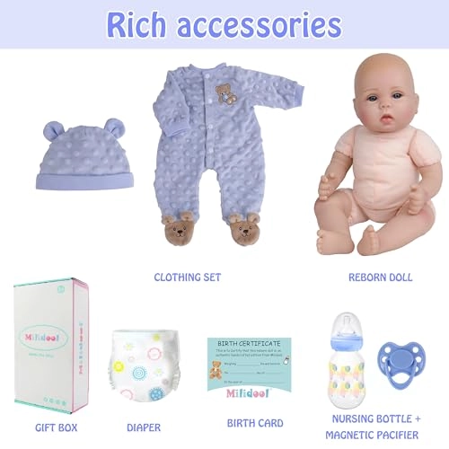 Reborn Baby Doll - 18-Inch Silicone Ages 3+