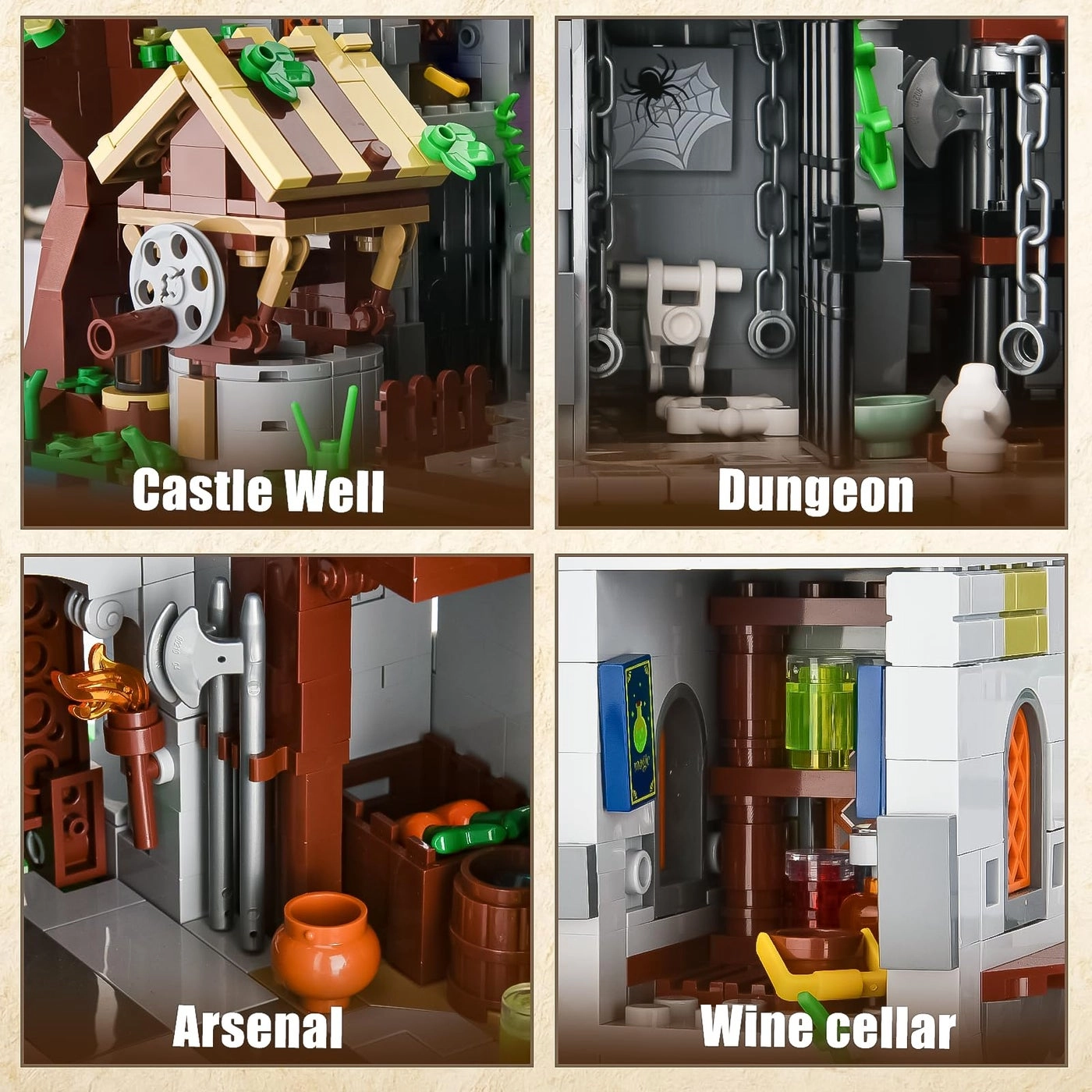 Medieval Knight Castle - Knight 2568 pcs