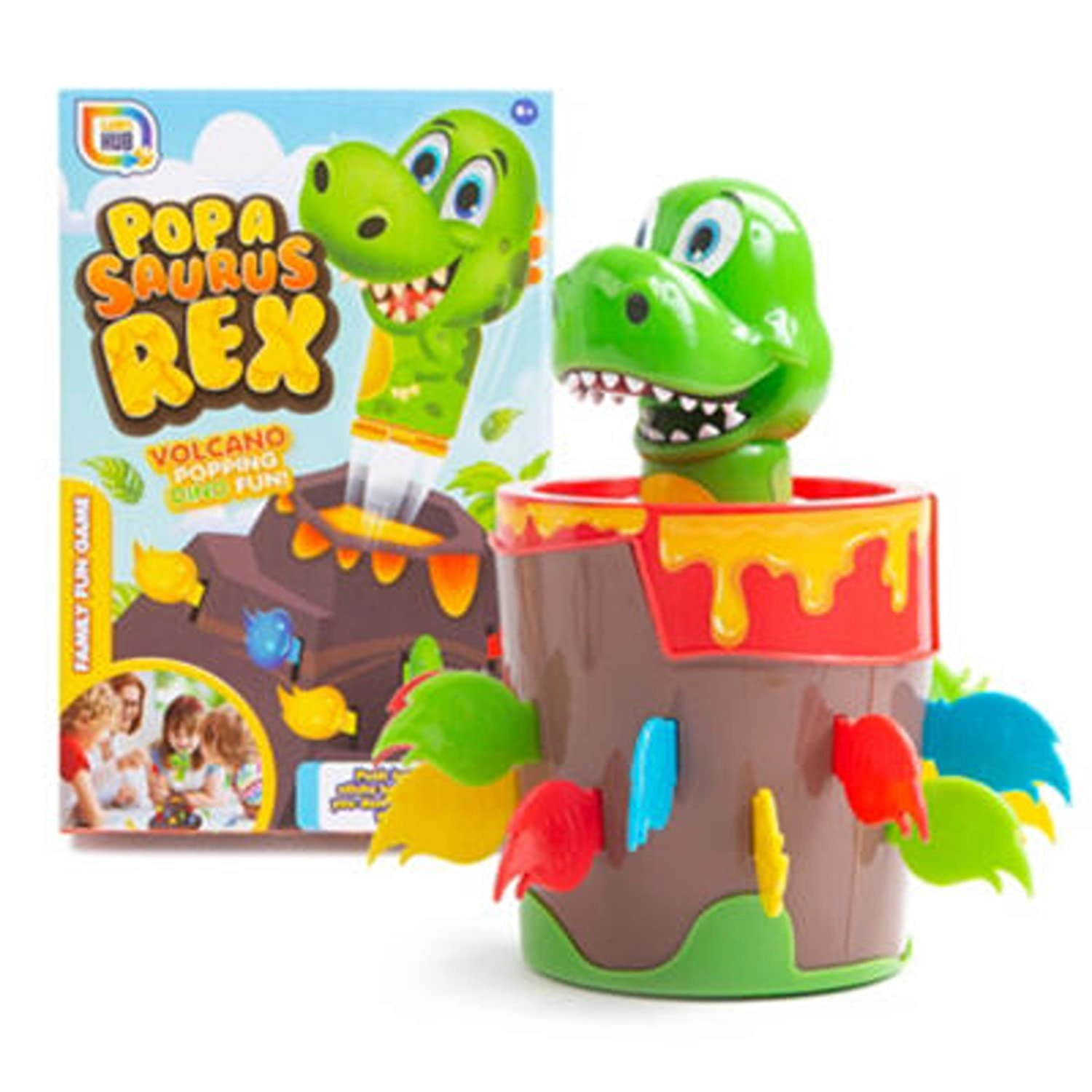 Toy Hub Popa Saurus Rex Pop Up Game - 3 years+ 11 pieces
