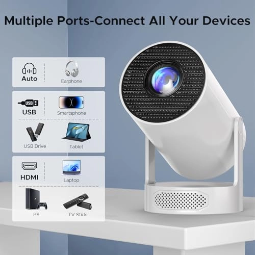 Mini Projector 300 ANSI lumens 1920 x 1080 pixels