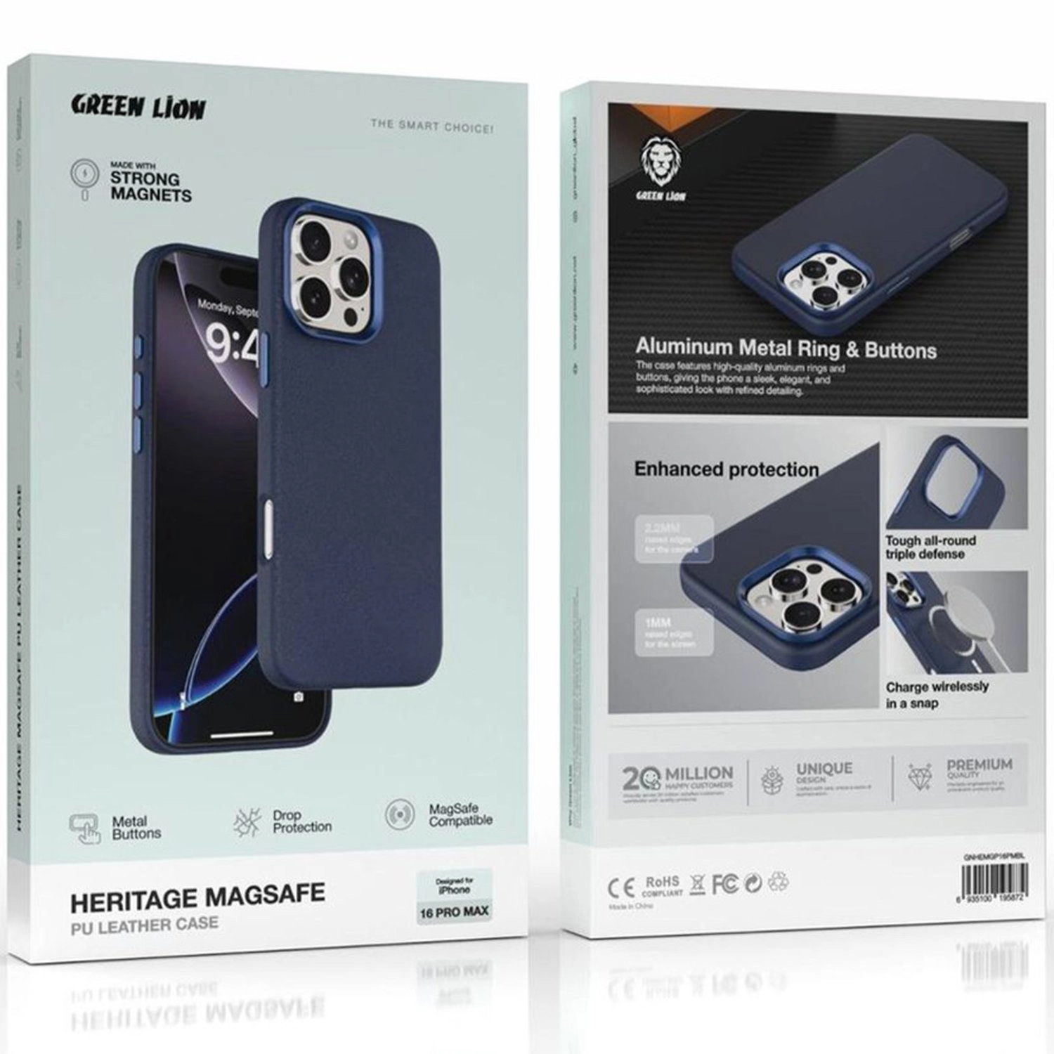 Heritage MagSafe Case - Leather for iPhone 16 Pro Max