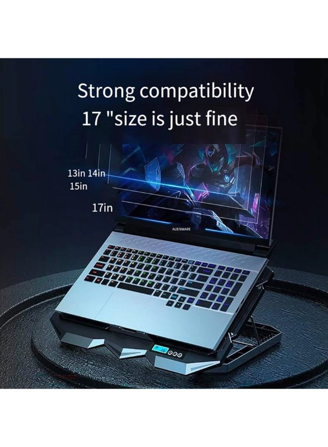 ICE-04 PLUS - 4 Blue LED Fans 15.6 Inch