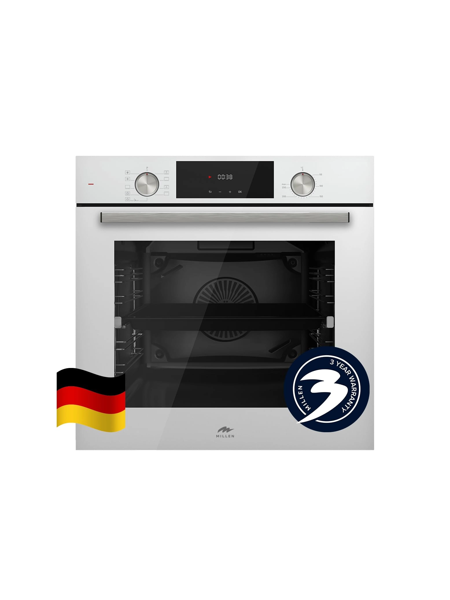 MILLEN MEO 6003 WH 60cm Electric Oven