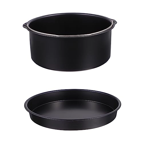 cake basket + pizza plate - Carbon Steel 2pcs