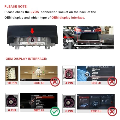 Screen for BMW X1 F48 NBT - 10.25-inch