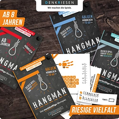 Hangman: Classic, Junior, Experts & Red Light Edition