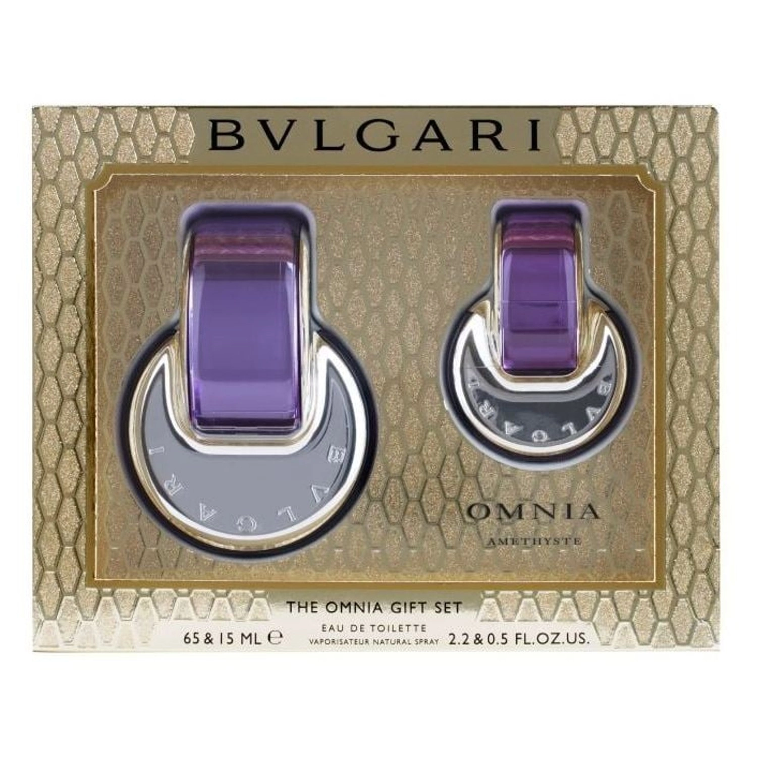 BVLGARI Omnia Amethyste Eau de Toilette 65ml + 15ml Gift Set