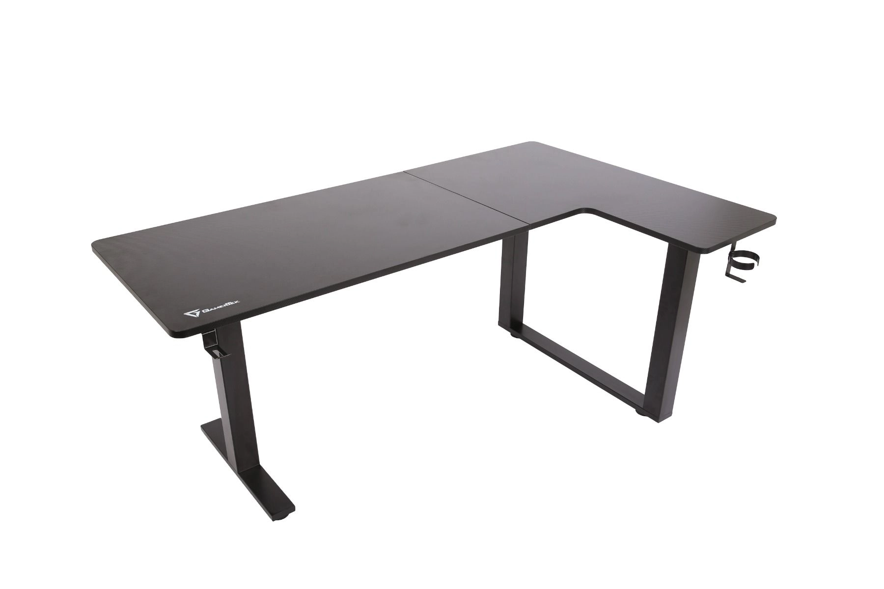 Flexi Corner Gaming Desk - 160x100 cm + Valor Gaming Chair - PU +PVC 2D armrest