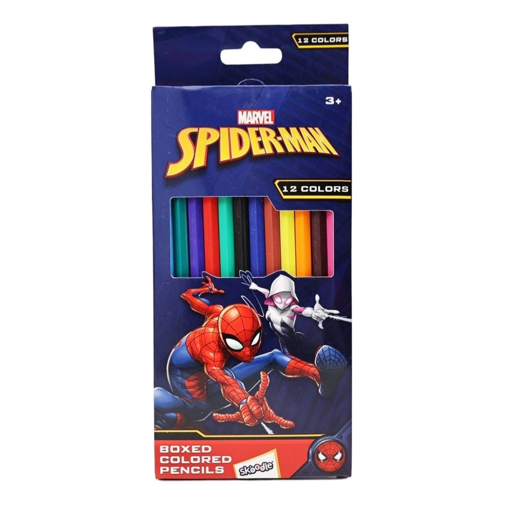 SKOODLES Spider-Man Colored Pencil - 12