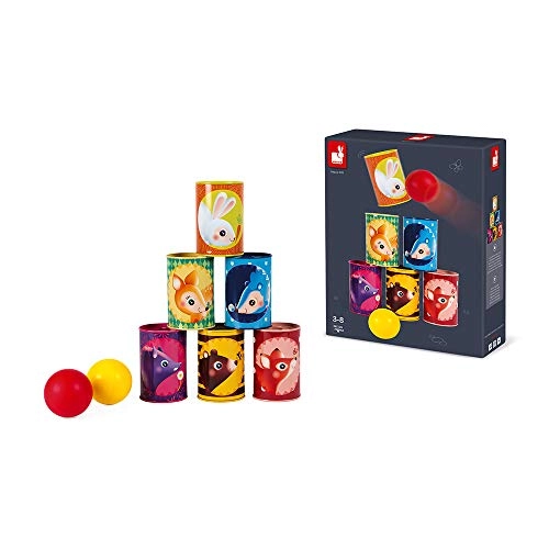 Forest Tumbling Cans - 36 months - 8 years 6 cans 2 balls