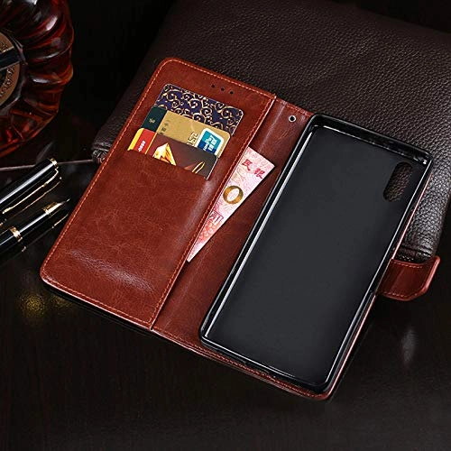 Cover for Wiko View 4/ View 4 Lite Flip Case - Leather Polyurethane Thermoplastic Polyurethane Gel Faux Leather