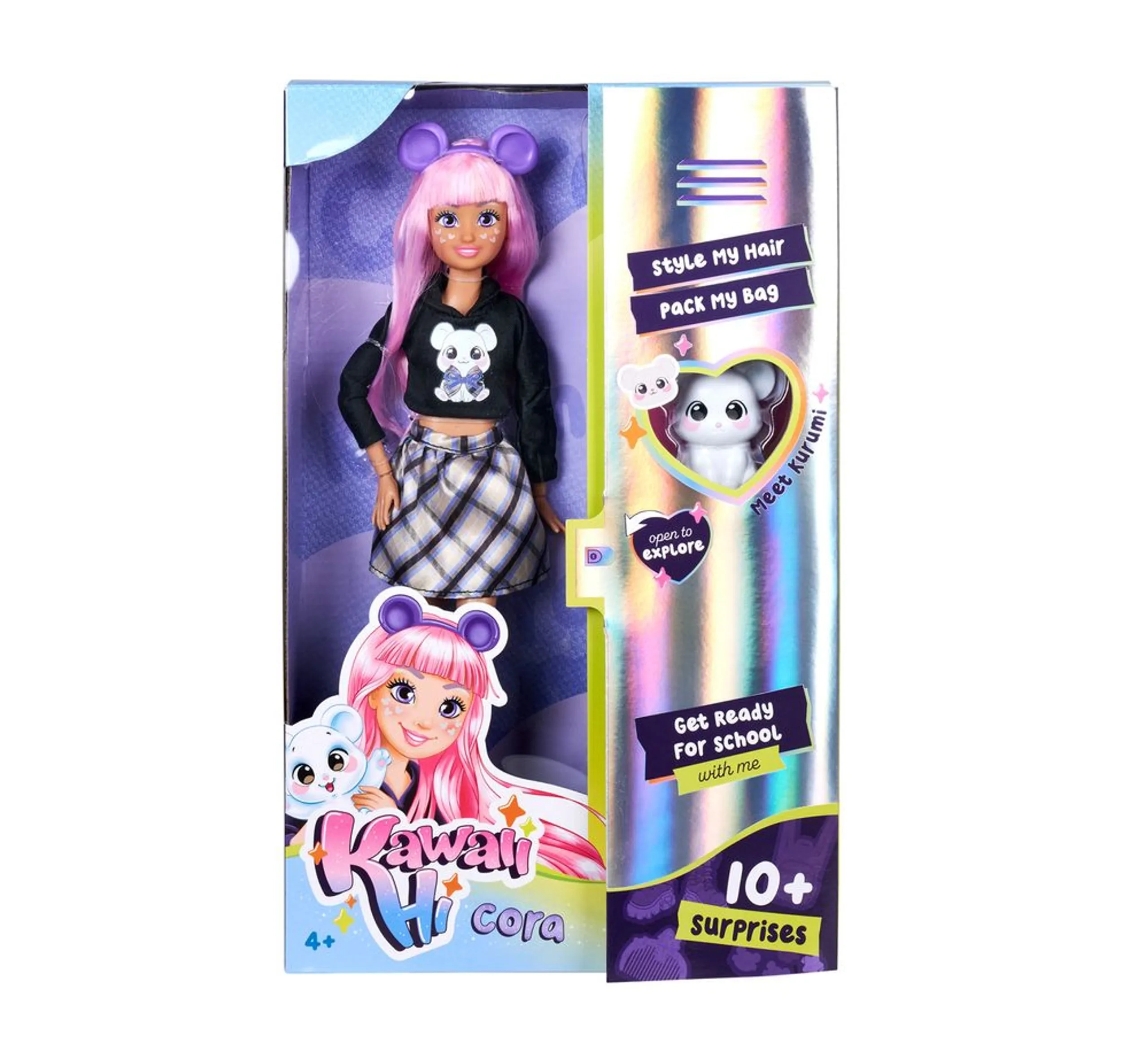 Cora Dressing Doll - 26 cm Ages 4+