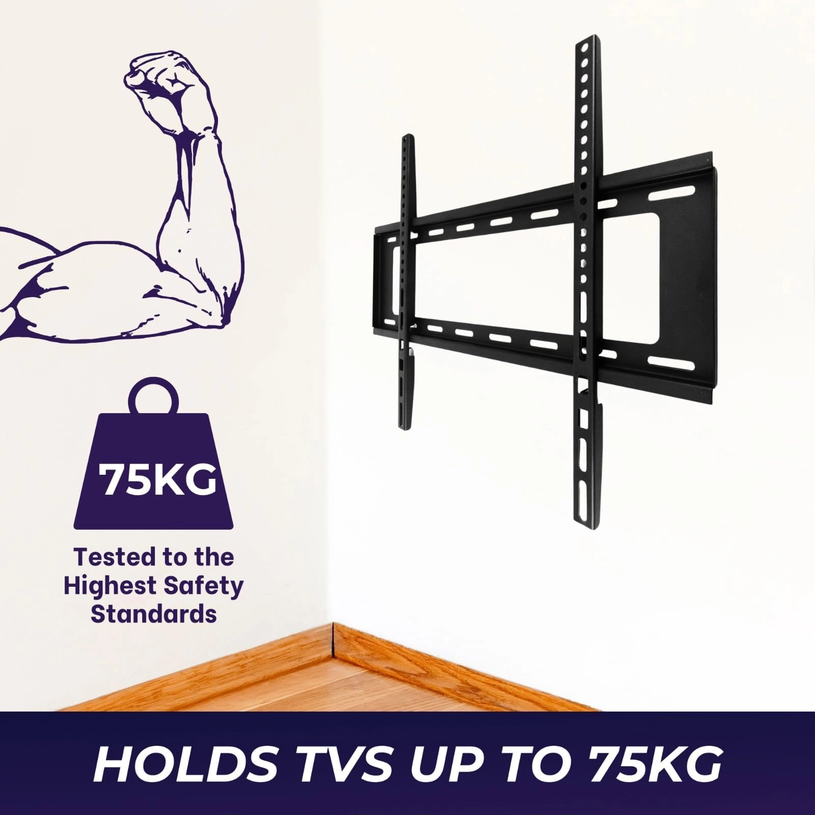 TV Wall Mount - 75kg 26-75 inch