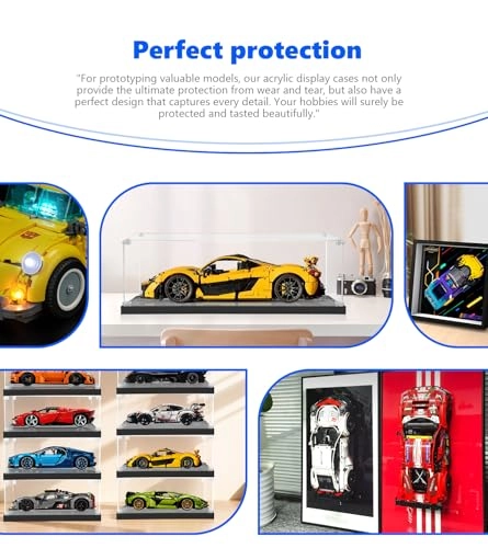 Lego Technic Acrylic display case - for McLaren P1 42172 65 x 30 x 20 cm