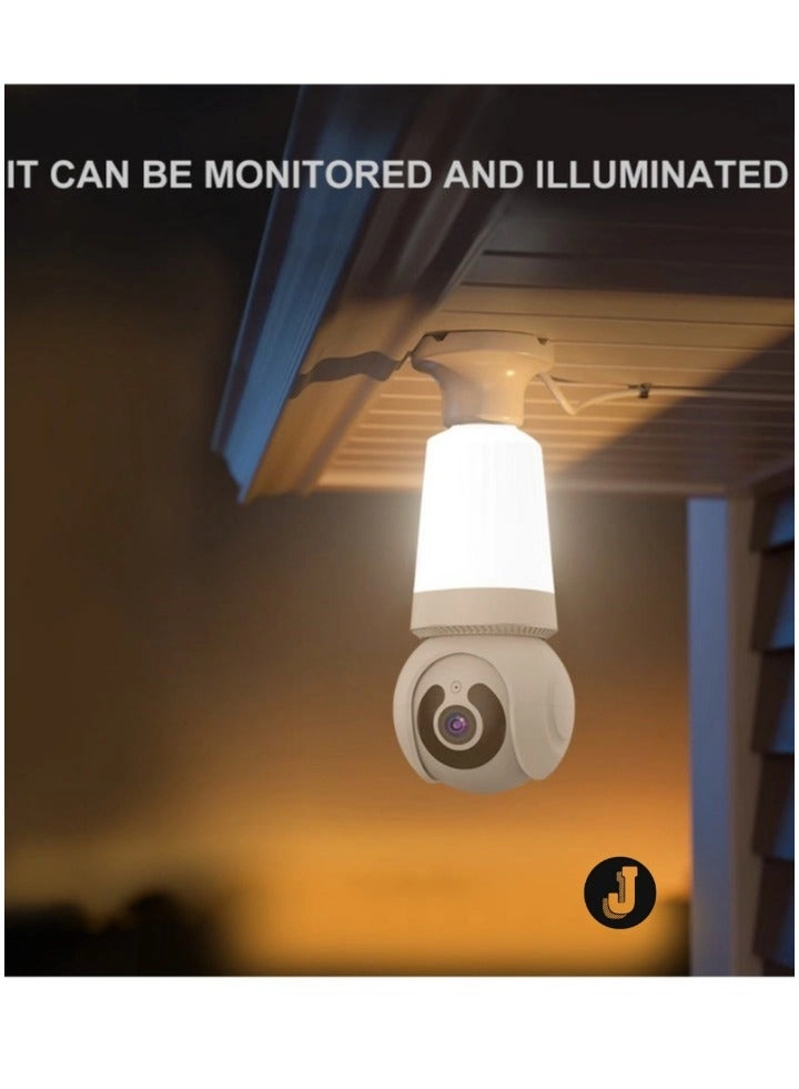 Wireless Light Bulb Camera 1080P