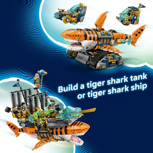 DREAMZzz 2in1 Tiger Shark Tank (71515) - 5 Minifigures
