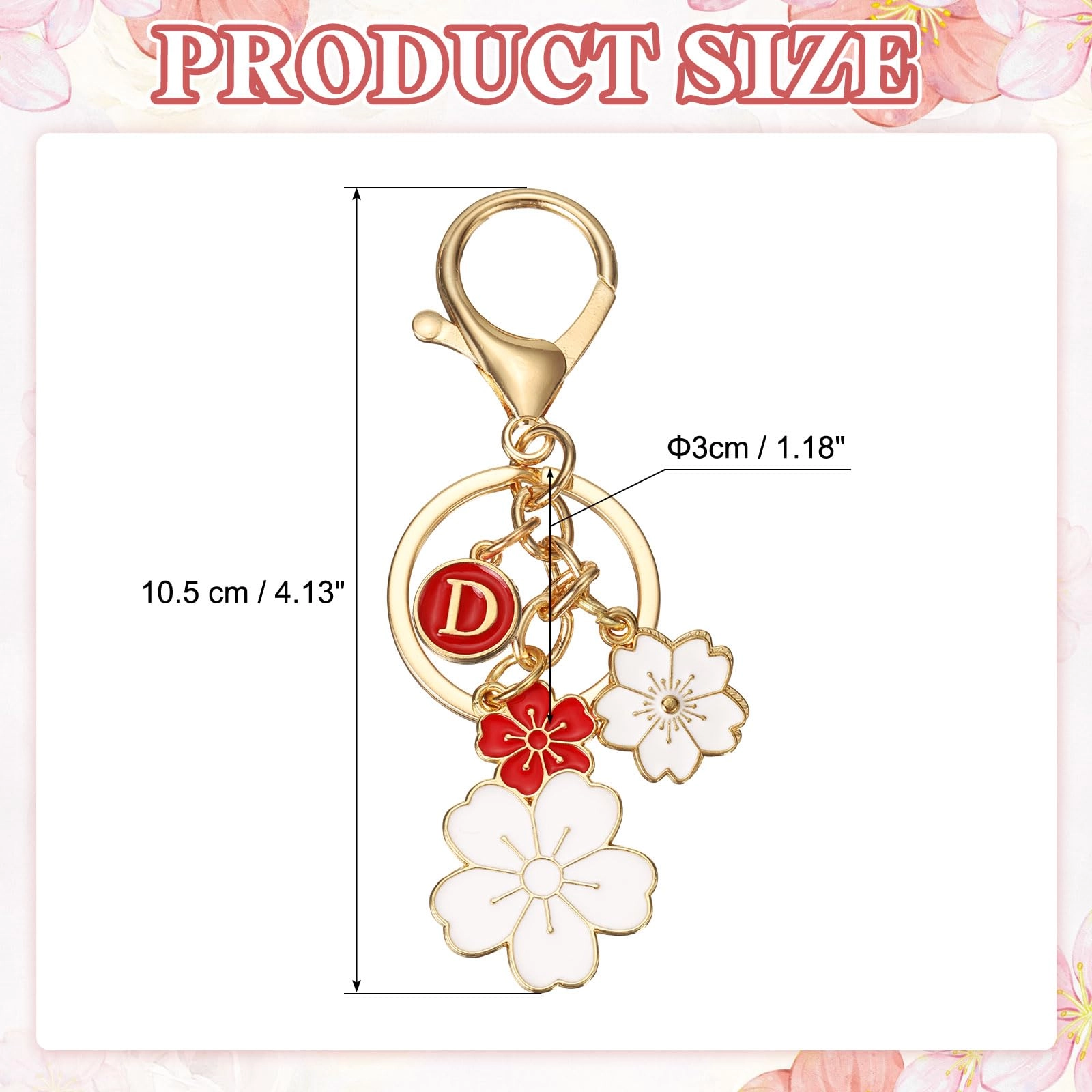 Initial Keychain - Letter
